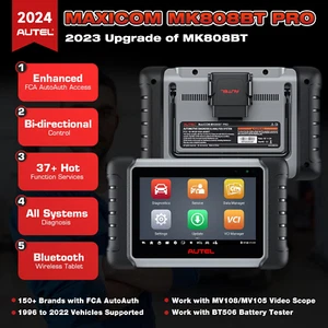 Autel MaxiCOM MK808K-BT OBD2 Scanner Car Diagnostic Scan Tool PK MK808BT PRO AU - Picture 1 of 6