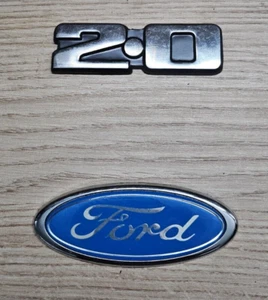 FORD GRANADA / CORTINA 2.0 READ BADGE GENUINE NEW FORD PART RARE NOW - Picture 1 of 3