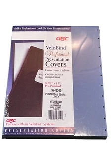 GBC VeloBind Leinenabdeckungen 9743510, blau, neu 25er Pack vorgestanzt & gepunktet - Bild 1 von 2