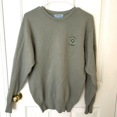 Винтажный шерстяной свитер для гольфа Tom Morris Lyle And Scott Old Course St. Andrews маленький - Изображение 1 из 4