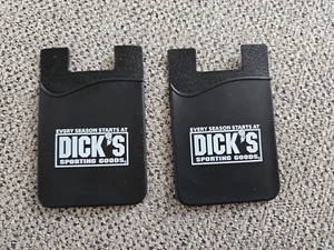 Silicone Credit Card Holder Cell Phone Wallet Sticker Adhesive 2 Dick's Sporting - Zdjęcie 1 z 4