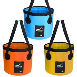 20L Collapsible Fishing Water Bucket 5 Gallon Camping Storage Container Portable - Picture 1 of 9