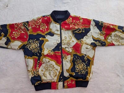 Chaqueta de bombardero cortavientos vintage de diseñador italiano como Foto 1 de 4