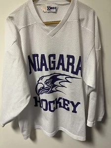 Kobe Niagara University Purple Eagles Hockey Jersey Men's ZL *READ - Picture 1 of 6
