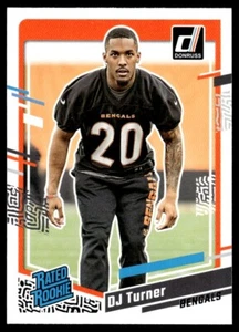 2023 Donruss optisch bewertet Rookie Vorschau Prizm DJ Turner Cincinnati Bengals #319 - Bild 1 von 2
