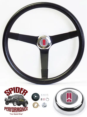 Volante Omega Cutlass 442 F85 1969-1977 14 3/4" vintage negro  Foto 1 de 4