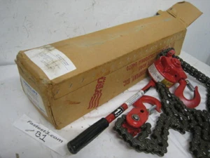 NEW Ratcliff NBR-2 1-1/2 ton CHAIN HOIST Rollerless Chain 1 1/2 Ton Lever Hoist - Picture 1 of 3