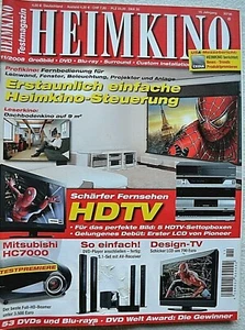 HEIMKINO 11/08, MITSUBISHI HC 7000,MORDAUNT ALUMNI 5.2,TEUFEL LT 2+R SET 1,AUDIO - Bild 1 von 4