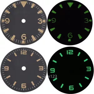 28.5mm Watch Dial NH35 luminous sterile Automatic movement Sterile Watches Parts - Picture 1 of 7