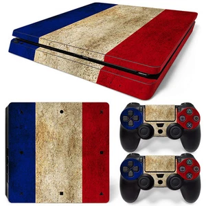 Sony PS4 Playstation 4 Slim Skin pegatinas lámina protectora juego - France motivo - Imagen 1 de 1