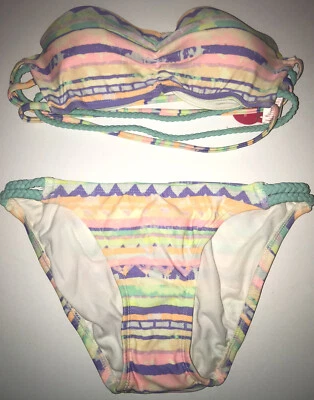 Nuevo con etiquetas Xhilaration 2 Piezas Bikini Traje de Baño Acolchado Top Objetivo Talla XS Foto 1 de 3