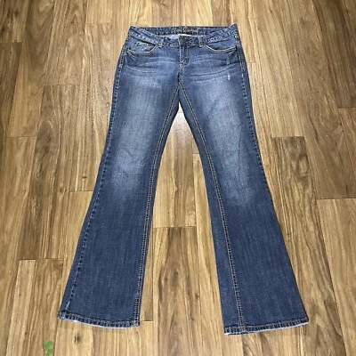 Red Camel Katie Bootcut Jeans sequined bling distressed Wide Leg Y2K Flare 32x31 - Image 1 of 4