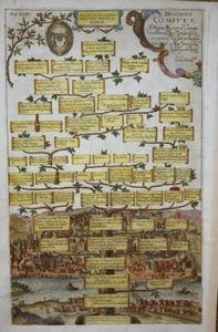 FRANKREICH BLOIS BLESENSES COMITES LOIRE WAPPEN ALBIZZI CHRISTIANORUM 1612 - Picture 1 of 2