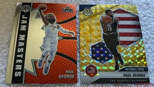 Mosaico Panini 2020-21 Paul George #255 y 8 lote de 2 Clipper reactivo de Los Ángeles - Imagen 1 de 2