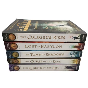 Seven Wonders Complete Series Set of 5 Peter Lerangis Lot Paperbacks 1 2 3 4 5 - Imagen 1 de 6