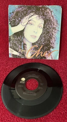 1987 CHER - I FOUND SOMEONE  / Dangerous Times- 45 RPM  PHOTO PICTURE SLEEVE - Image 1 of 3