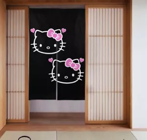Hello Kitty polyester Light blocking room divided curtain partition noren - Picture 1 of 6