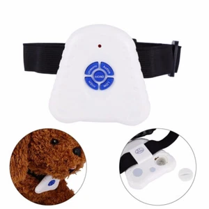 Anti Bark Collar Stop Dog Barking Collar Ultrasonic Dog Pet Training Collar UK - Picture 1 of 6