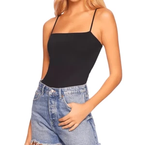 NEW Susana Monaco Thin Strap Tank Top Black XLarge - Picture 1 of 8