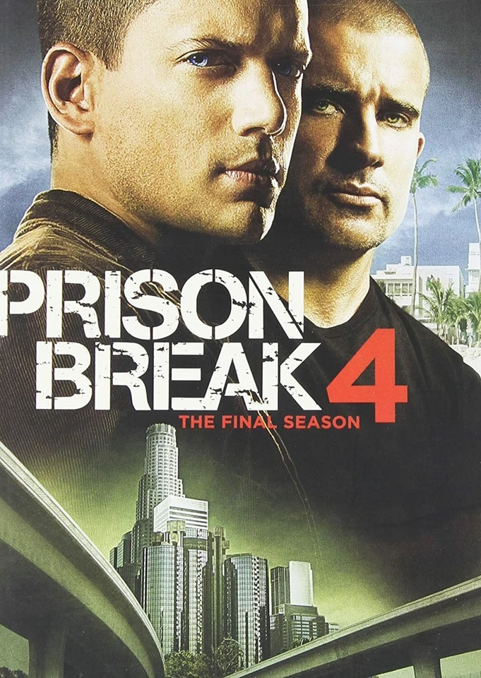 Prison Break Complete Final Season Series 4 TV Show DVD NEW Wentworth Miller - Image 1 of 1