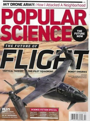 Popular Science Magazine Future of Flight Science Fiction Special Drones 2013 - Image 1 of 4