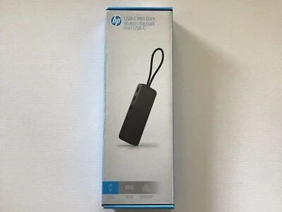 New HP USB-C Mini Docking Station - L01637-001 Universal Dock HDMI Ethernet USB - Image 1 of 3