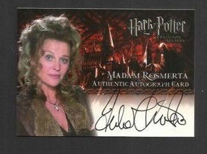 ARTBOX JULIE CHRISTIE M ROSMERTA HARRY POTTER PRISONER OF AZKABAN AUTOGRAPH CARD