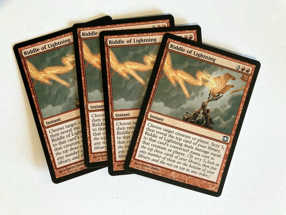 Riddle of Lightning (4) Future Sight NM MTG Magic the Gathering - Image 1 of 1
