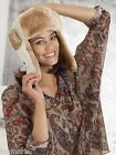 900 Winter Quilted Fur Trapper Cossack Russian Hat One Size Regular