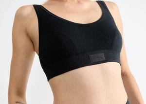 Sloggi Double Comfort Top - Size 12 /34 - Black - New - Picture 1 of 5