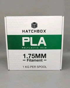 HATCHBOX PLA 1.75 MM 3D Printer Filament in Peacock Blue 1KG Spool New Sealed - Picture 1 of 7