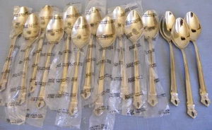 16 Vintage Ekco Eterna PADUA Stainless Steel Teaspoons ~ NOS - Picture 1 of 6