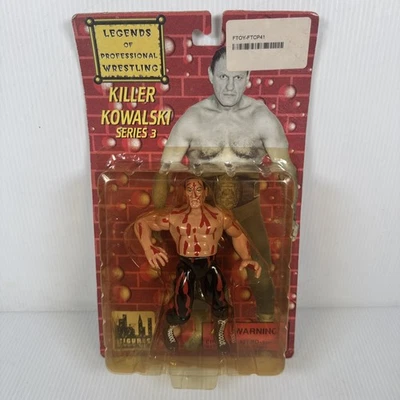 Figura sangrienta Legends of Professional Wrestling KILLER KOWALSKI Collectors Ed Foto 1 de 4