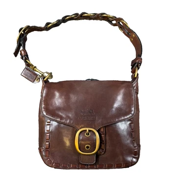 COACH 2007 Bleeker Shoulder Bag Limited Edition 65th Anniversary RARE Mahogany - Image 1 of 4