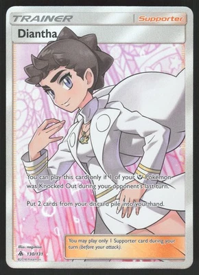 Diantha (Full Art) 130/131 Full Art Trainer Ultra Rare SM - Forbidden Light NM - Image 1 of 2