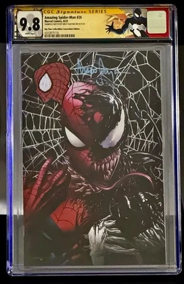 AMAZING SPIDER-MAN #26 CGC SS 9.8 MICO SUAYAN B.T.C. CONVENTION FOIL EDITION - Image 1 of 2