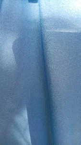 Vintage Puderblau Glänzend Material Stoff Polyester 70"× 8 Fuß - Bild 1 von 9