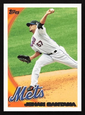 2010 Topps #573 Johan Santana New York Mets QTY Available - Image 1 of 2