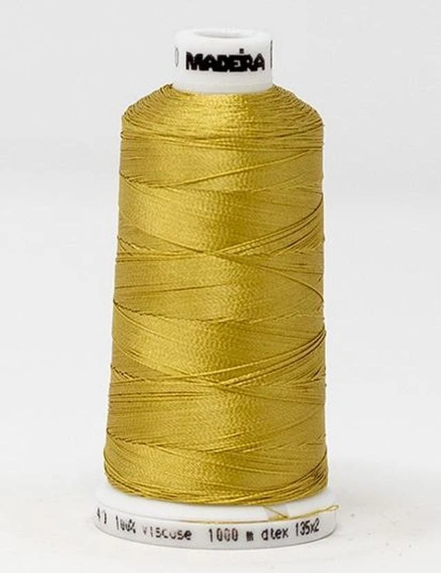 Madeira Classic Rayon 40, #1070 VEGAS GOLD 1000m Embroidery Thread - Image 1 of 1