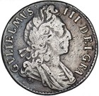 1697 Sixpence - William III British Silver Coin