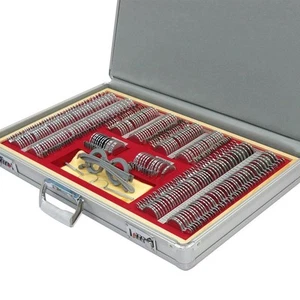 266 Optical Trial Lenses Set Professional Optometry Kit Aluminum Box Dustproof - Picture 1 of 8