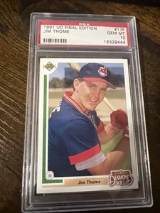 Upper Deck 1991 edición final - Jim Thome #17F RC HOF - Imagen 1 de 2