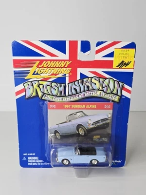 Johnny Lightning - British Invasion - 1967 Sunbeam Alpine Blue - 1:64 Diecast  - Image 1 of 4