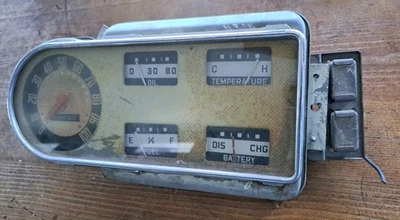 老式 1948 - 1950 年福特卡车仪表仪表板集群 F1/F2/F3 查看照片 — 第 1/4 张图片