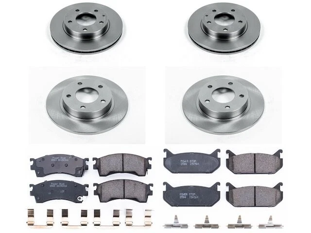 Pastilha de freio dianteiro e traseiro e kit de rotor 97FCKC38 para sonda 1993 1994 1995 1996 - Imagem 1 de 1