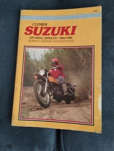 Clymer Books, Suzuki 125-400cc Singles-1964-1981 Service Repair Manual - Picture 1 of 2