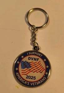 I SUPPORT AMERICA'S VETERANS 2021 DVNF KEY CHAIN!    - Picture 1 of 2