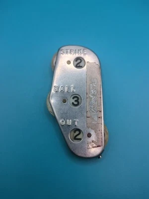 De colección Rawlings Árbitro Béisbol Contador Pelota Tachar Acero Inoxidable Clicker EE. UU. Foto 1 de 4