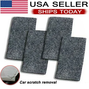4 PCS NANO SPARKLE CLOTH FOR CAR SCRATCHES NANO MAGIC CLOTH SCRATCH REMOVER Aqnq - Picture 1 of 12