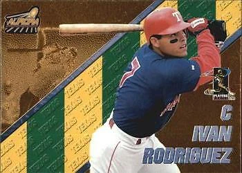 Ivan Rodriguez 1998 Pacific Aurora Pennant Fever #7 - K2232 - Image 1 of 2